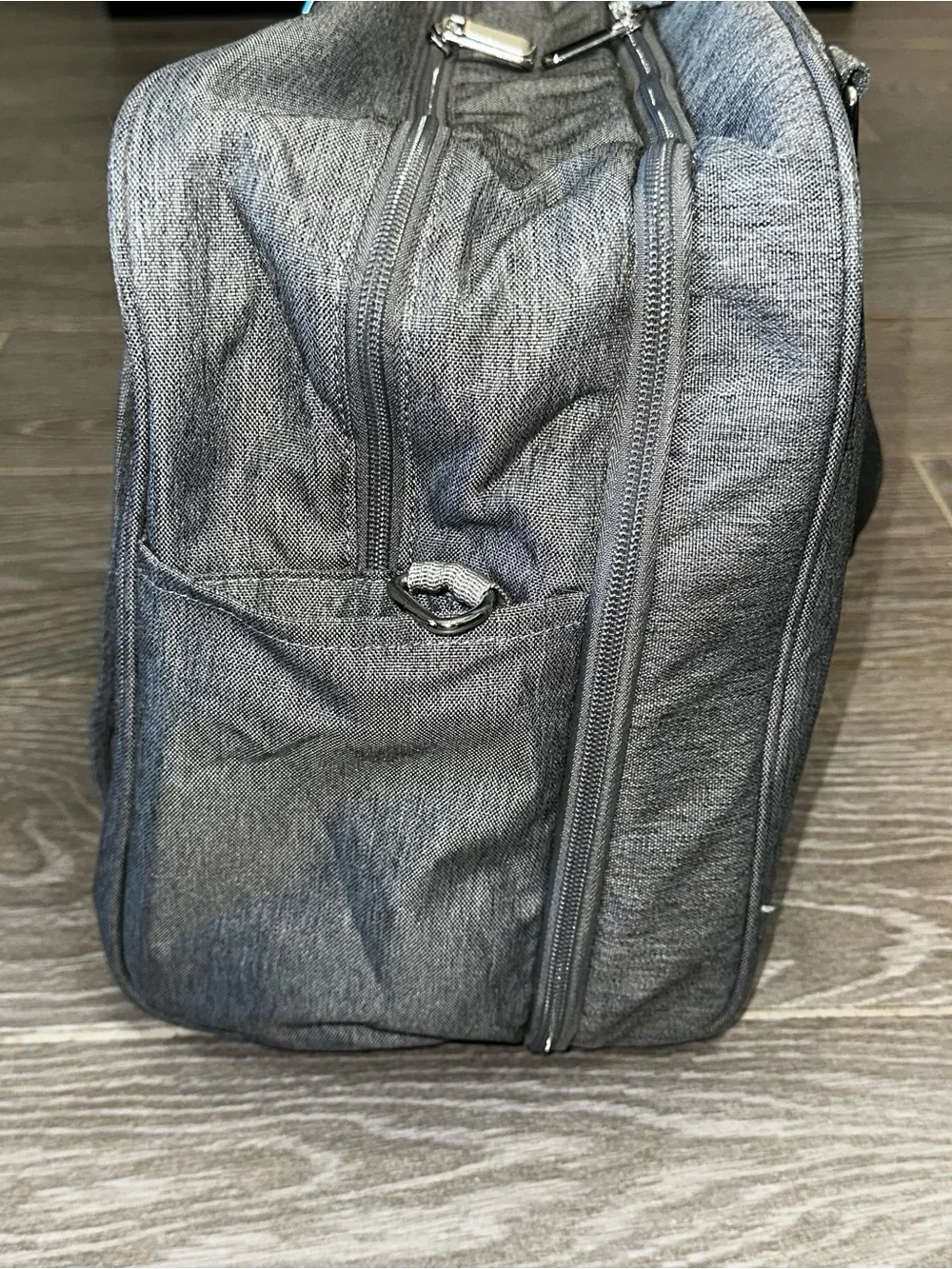 BAGSMART Weekender Bag Unisex Adults Large Gray Travel Duffel Overnight Bag